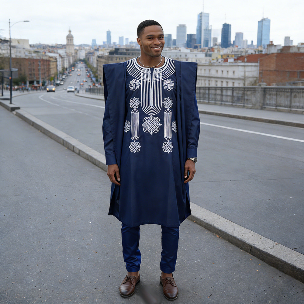 e-commerce: men's african robes, suits, shirts, three-piece sets, formal wear, and gowns for , , and other platforms