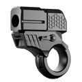 New arrival cross-border alloy adult creative trendy alloy finger gun can launch shell ejection soft bullet gun folding toy gun