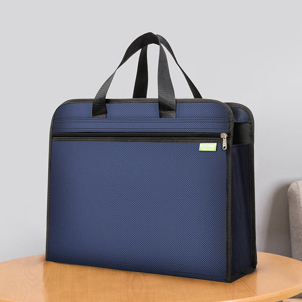 Yiyun Morning File Bag File Bag Large Capacity Information Bag Oxford Cloth Business Briefcase Briefcase Male