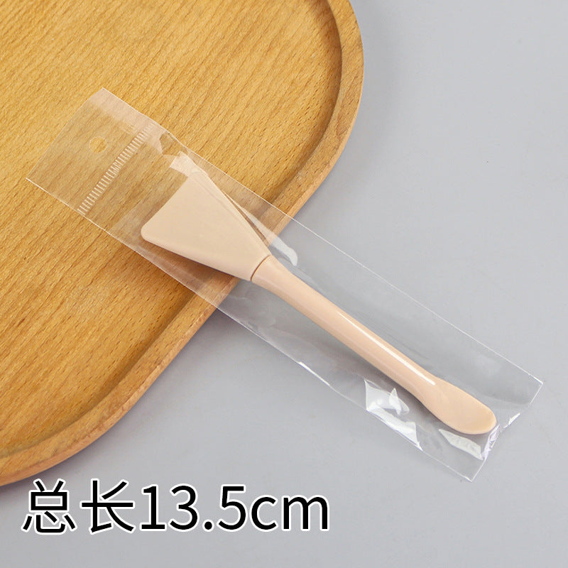 Beauty silicone brush facial mask brush makeup brush soft bristle head brush mud mask beauty tool fan-shaped fruit acid brush