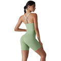 New arrival antibacterial wear-free underwear yoga suit beautiful back cross color matching sports intimates fitness shorts yoga clothes for women