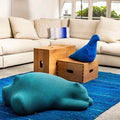 Modern designer ins trendy living room decor: creative, unique, and adorable sleeping bear sofa pillow