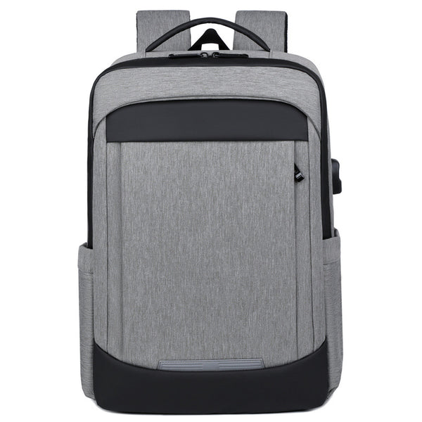 Find the factory's new business backpack, men's waterproof computer bag, USB multi-functional business trip backpack wholesale