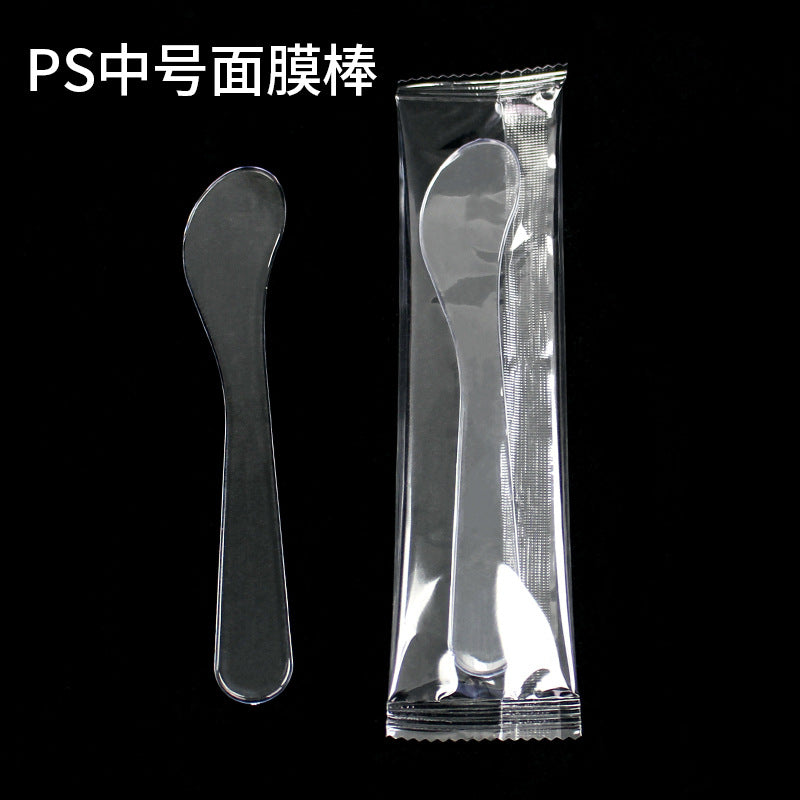 Diy transparent mask mixing stick beauty applicator ps mask stick spa tool face mask stick scraper