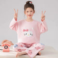 Girls' pajamas - spring/autumn cotton lightweight long sleeve set - new stylish princess style loungewear for kids