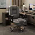 Computer chair for home office chair plaid long sitting reclining office back chair casual seat study desk chair none