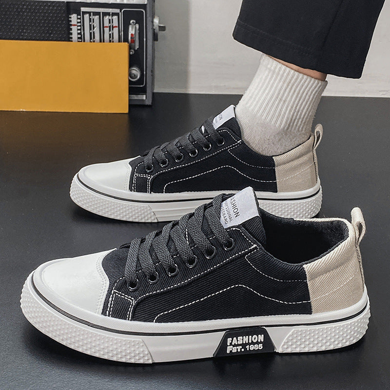 Trendy sneakers: 2026 spring new arrivals - soft sole, breathable, casual sports skate shoes. anti-slip, wear-resistant, versatile bestseller canvas shoes for men
