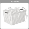Miscellaneous storage box, household snacks, toys, plastic storage basket, dormitory desktop book storage box