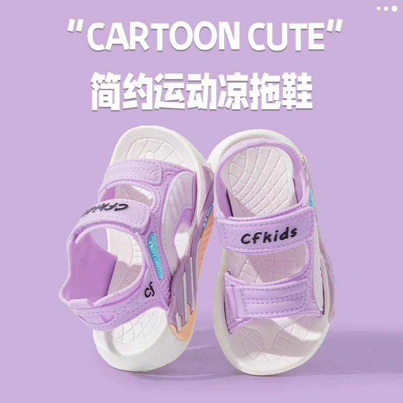 Kids' sandals: new  summer collection - non-slip, soft-soled, velcro-closure sandals for girls (toddler to big kid) - perfect for beach and everyday wear
