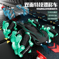 hot-selling double-sided stunt drift climbing alloy electric off-road vehicle dump truck four-wheel drive boy toy