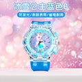 Elsa princess kids watch - girls' luminous electronic watch, cartoon toy, preschool 3-6 years old, waterproof night light