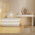 Creamy white 102 table + fairy mirror combo