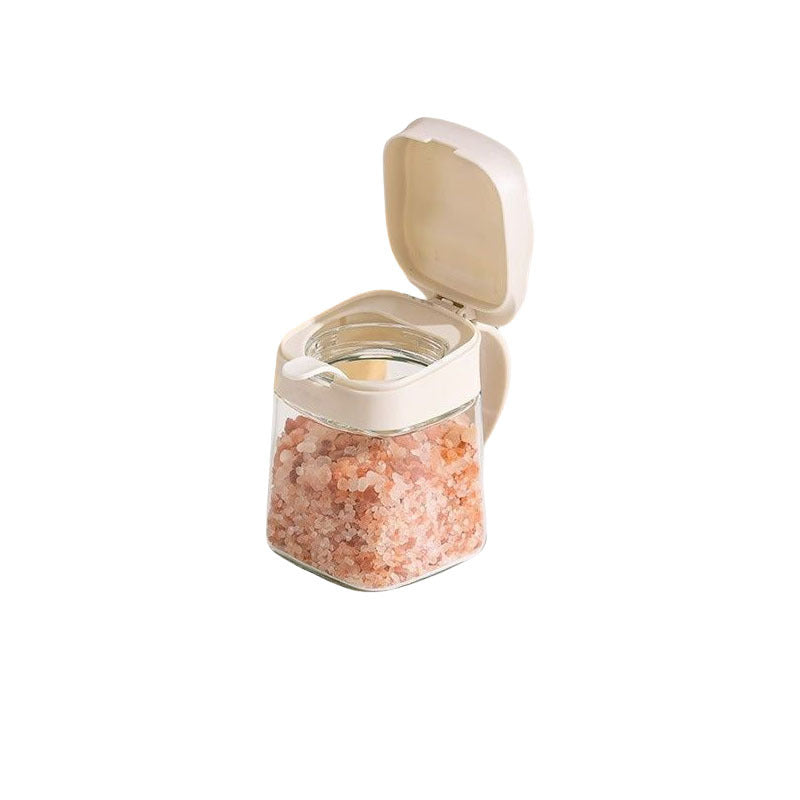 Glass spice jar set - kitchen home cooking seasoning container set - spice shaker, salt shaker, oil dispenser