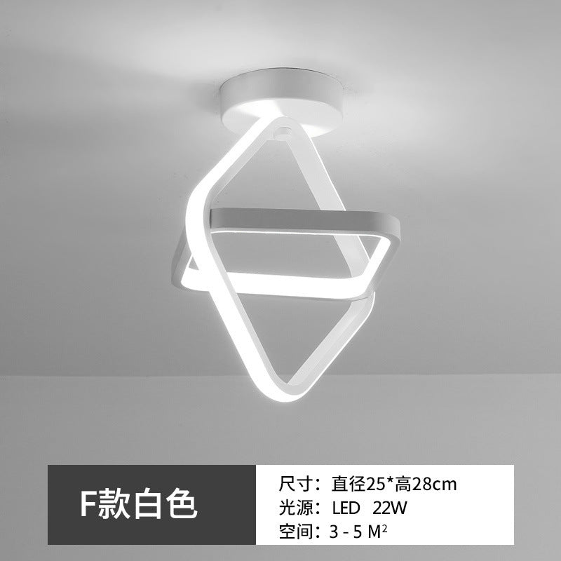 LED Aisle Light Modern Simple Entry Foyer Light Creative Balcony Light Nordic Smart Lighting