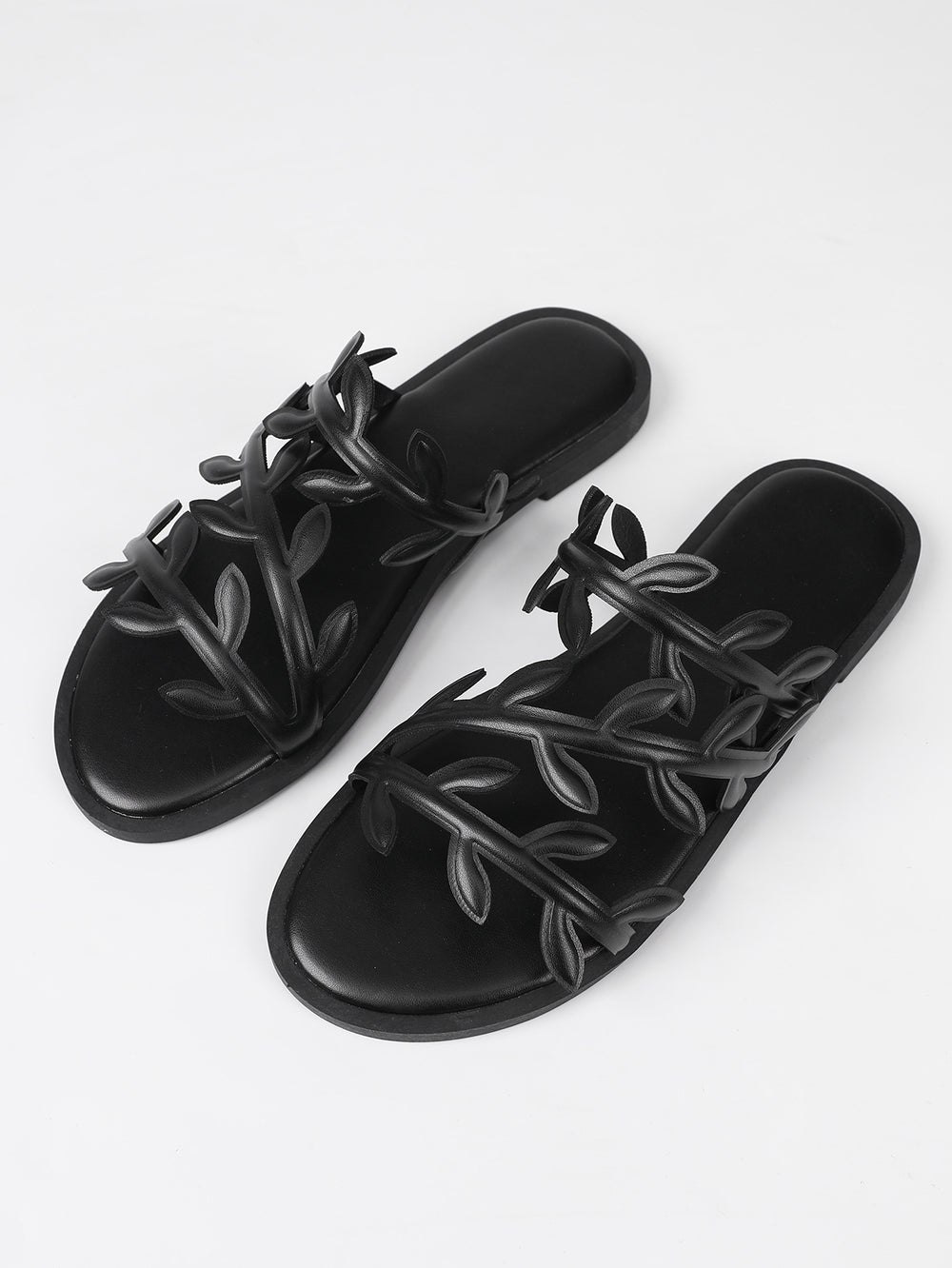 Leaf slippers women's summer outwear new arrivalpopulareasiest for match beach flip flops travel vacation flats sandals