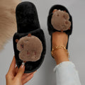 Capybara plus size slippers - new autumn/winter 2025 collection - women's cute cartoon indoor/outdoor one-strap cotton slippers