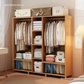 Nanzhu cloth wardrobe rental room simple wardrobe bedroom for home dustproof hanging wardrobe storage cabinet foldable storage