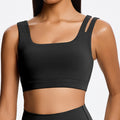 Jinke cross-border environmental-friendly renewable fabric sports intimates beautiful back sexy yoga bra breathable fitness bra