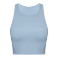 Trendy bestseller: round neck yoga tank top with built-in bra pads - barely-there feel, high-stretch, compression sports bra for women - dt169