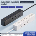 Us standard pure copper power strip multifunctional mexican socket usb power strip type-c american 110v japanese taiwanese