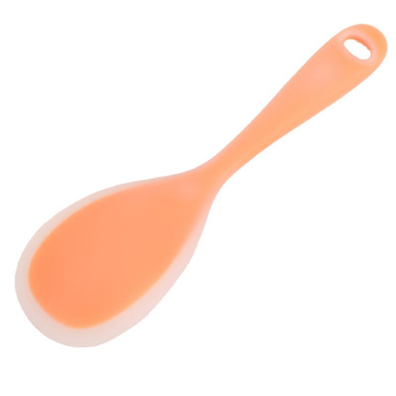 Cross-border non-stick rice scoop food grade rice soup spoon high temperature resistant silicone rice spoon household cooking kitchen utensils anti-scalding