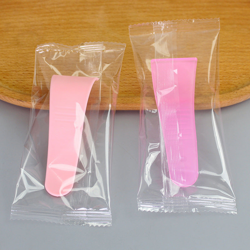 Beauty hair removal scraper plastic pp scraper scraper shaving board to remove armpit hair s curved curved rod spoon individually packaged