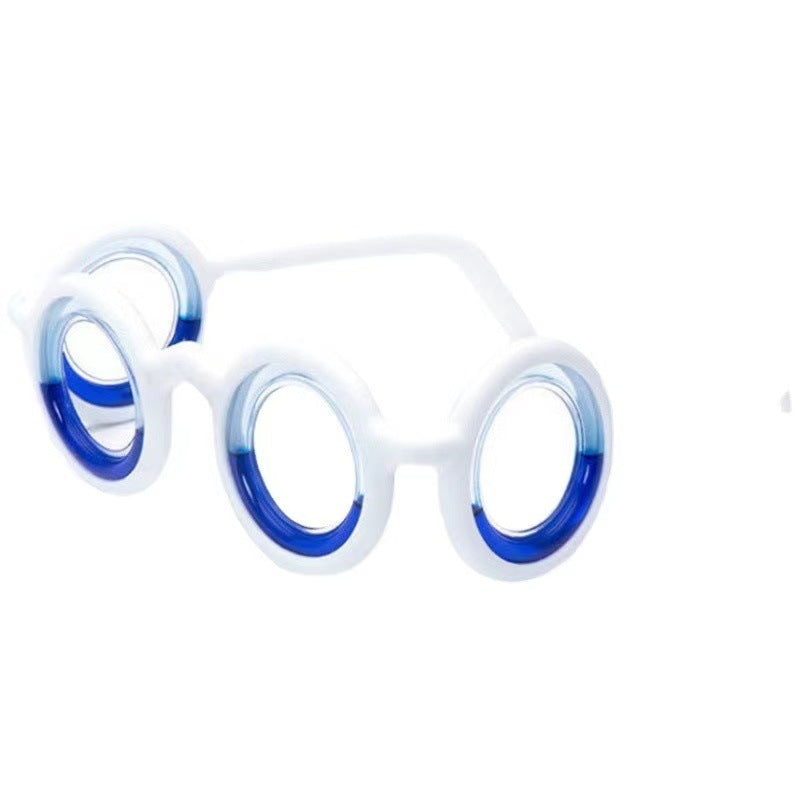 Motion sickness glasses