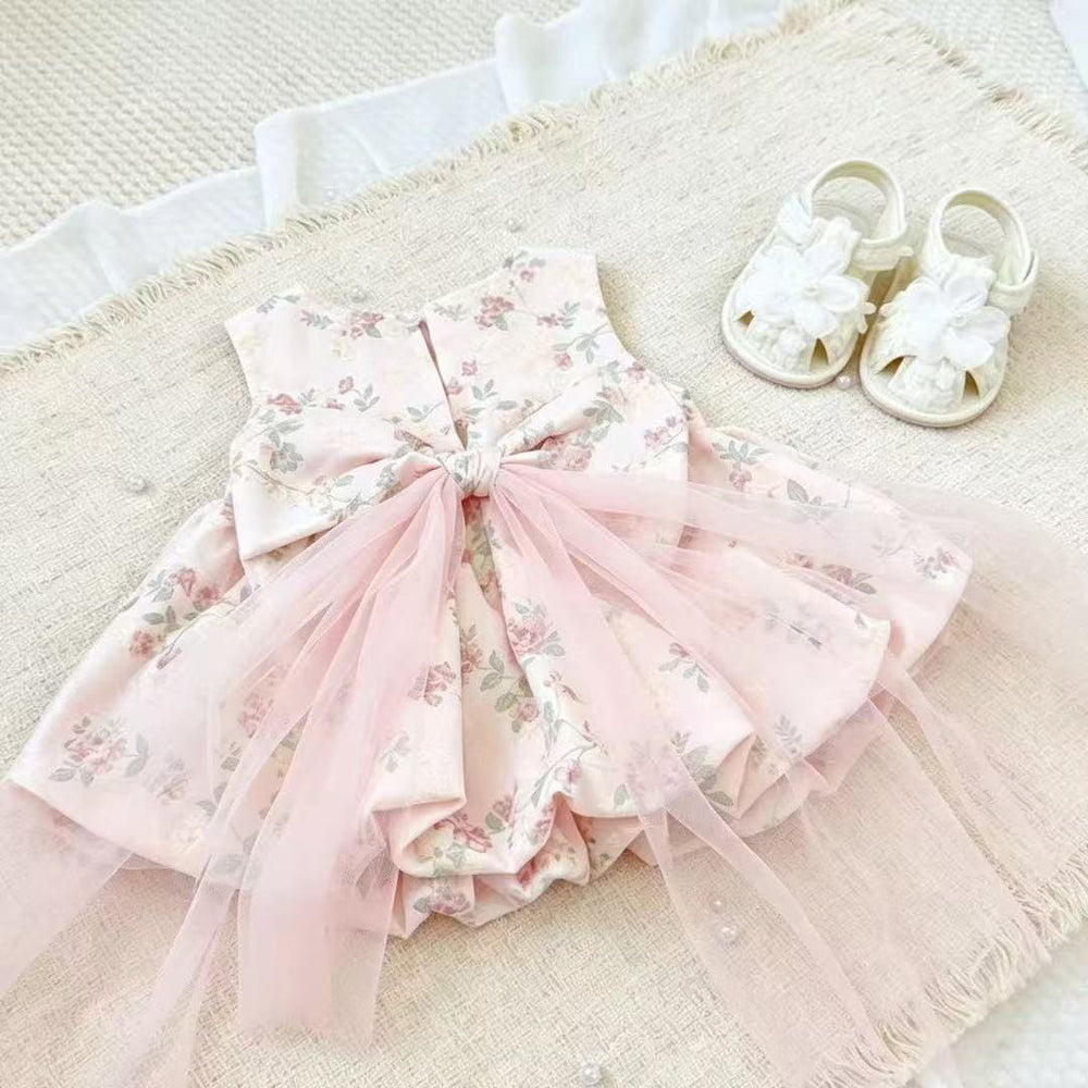 Korean style summer new girls' chic tutu birthday dress baby dress infant little princess sweet skirt