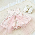 Korean style summer new girls' chic tutu birthday dress baby dress infant little princess sweet skirt