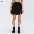 High-waisted a-line active skirt - stylish, versatile, slit hem, bodycon fit - perfect for outdoor fitness, tennis, and more (d26050)