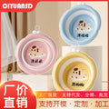 Baby foldable washbasin - portable soft rubber face basin for baby's bottom washing - travel-friendly & home use - hangable design