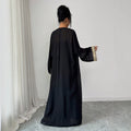 Amazon cross-border fashion: gold-trimmed cardigan + bandeau dress elegant formal set