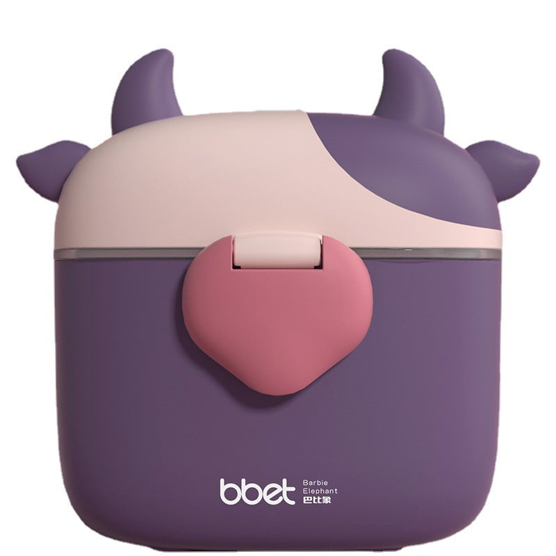 Baohui baby milk powder box portable out packing box rice noodle box sealed moisture-proof storage white label OEMODM customization