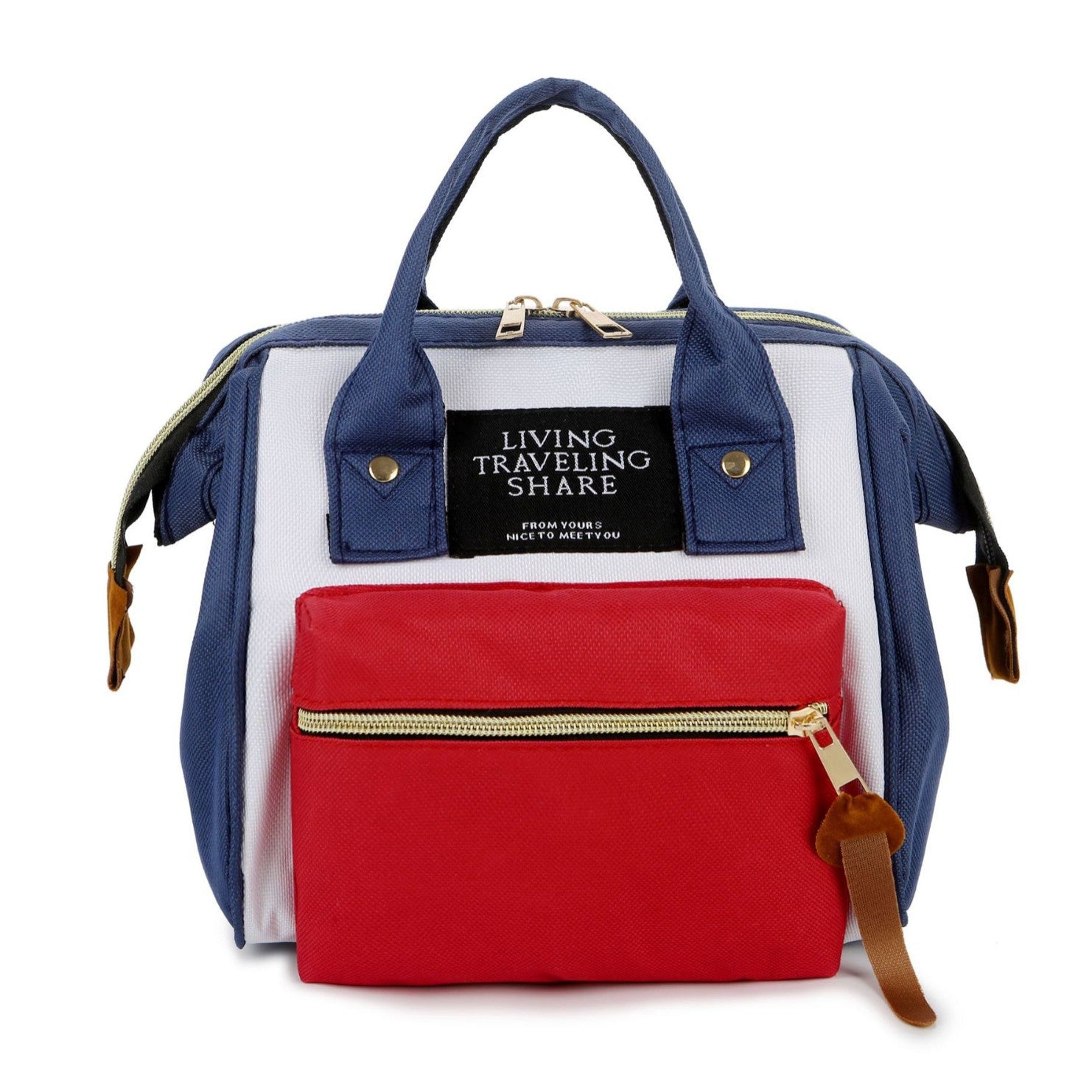Small mother and baby bag fashionable and lightweight Oxford cloth backpack 2025 new mommy bag portable small bag wholesale
