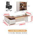 2.4m table+boss chair+ 2.4m bookcase