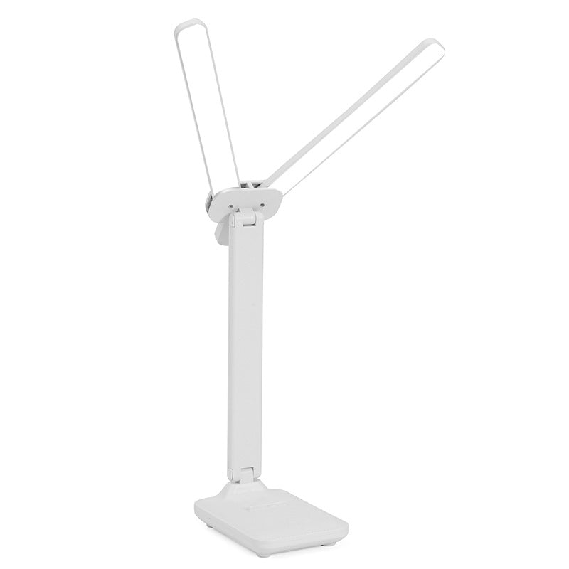 eye protection study desk lamp protects vision led rechargeable dormitory lamp double-headed eye protection foldable large desk lamp