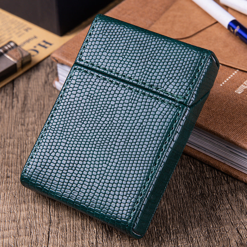 Medium cigarette box 20 pcs portable creative leather soft cigarette case soft cigarette bag cover personalized gift cigarette set cigarette case