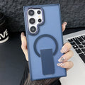 Samsung s26 ultra matte skin feel phone case s25 wireless charging magnetic stand cross-border export a56 protective cover