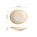 7.3inch plate-kiln turns warm white