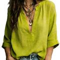 independent station fashion cross-border multi-color multi-code in stock casual style women's shirt best selling