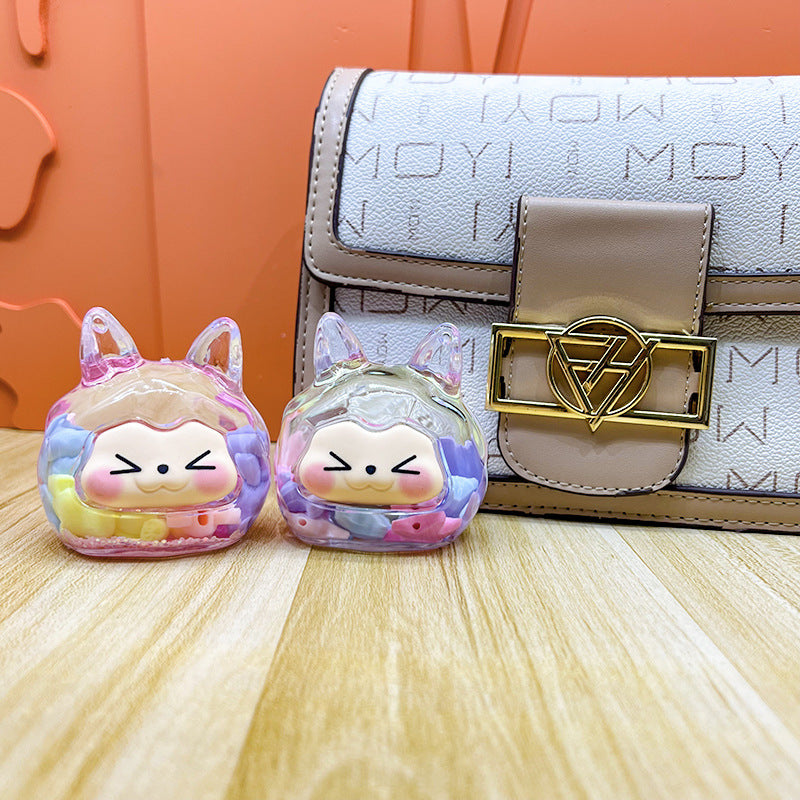 oversized three-dimensional quicksand KIKI shopping mall blind box figure desktop ornament car pendant DIY jewelry accessories