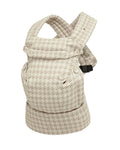 M12 yarn-dyed cotton and linen-khaki houndstooth