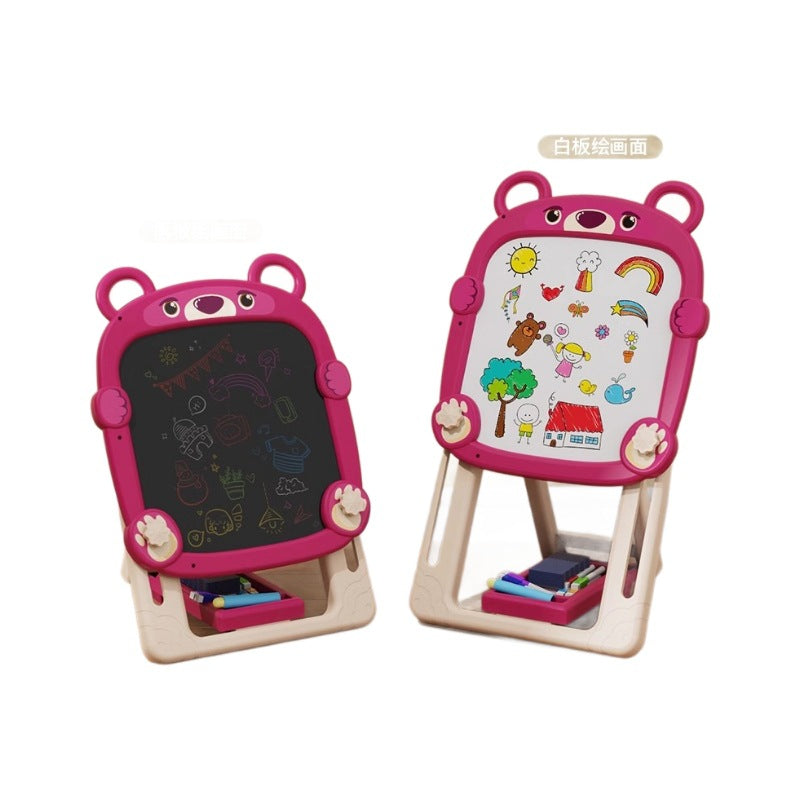 Children's drawing board for home infant writing board baby doodle double-sided handwriting board erasable blackboard drawing toy