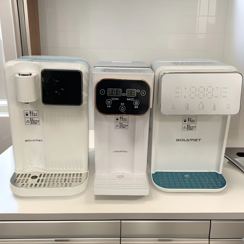 Smart color screen instant hot water dispenser - home use, multi-temperature control, rapid heating, countertop water boiler, cross-border us standard