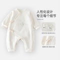 Babibele baby clothes autumn winter new arrival one-piece quilted clothes infant clothes long sleeves side-breasted hairy