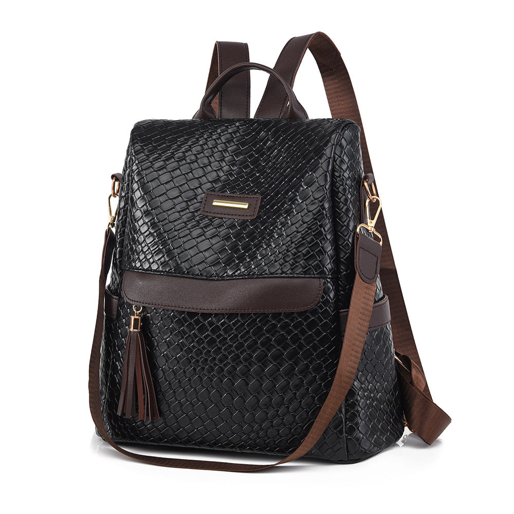 New factory direct sales trend fashionable women's backpack outdoor travel commuter leisure bag manufacturers wholesale hair