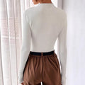 new cross-border knit top: ribbed knitwear for autumn/winter