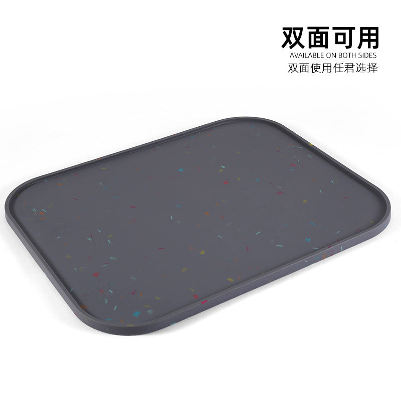 2021new arrival silicone pet mat silicone slow feeding mat cat and dog mat kitchen drain mat
