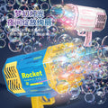 export 69-hole bazooka bubble gun bubble blowing toy large handheld automatic electric kids bubble machine