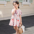 Girls' summer dress: new short-sleeve sweet & stylish princess dress for baby girls, toddler & little girl summer collection